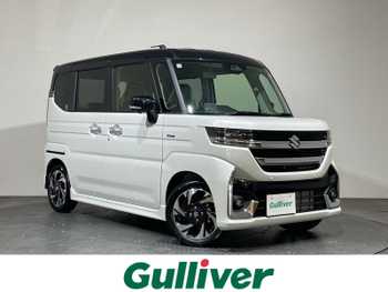 スズキ スペーシア カスタム HYBRID XS 9型ナビ/全周囲/衝突軽減/両側電動/LED