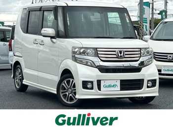 ホンダ Ｎ ＢＯＸ カスタム G Aパッケージ 禁煙車 1オーナー 純正ナビ 片側パワスラ