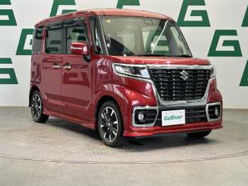 スズキ スペーシア カスタム HYBRID XS ターボ 禁煙車 社外ナビ ドラレコ 両側PS Bカメラ