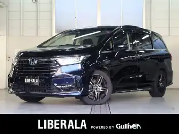 ホンダ オデッセイ ハイブリッド e:HEVアブソルート EX 純正10型ナビ 後席モニタ 本革シート 禁煙