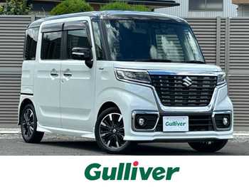 スズキ スペーシア カスタム HYBRID XS 禁煙車 ワンオーナー 純正ナビ BT接続
