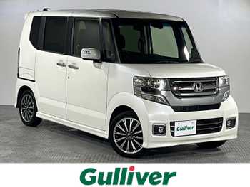 ホンダ Ｎ ＢＯＸ カスタム ターボ SSパッケージ 県外仕入れ　禁煙車　社外ナビ　両パワ