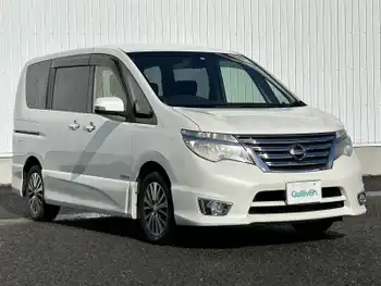 日産 セレナ ハイウェイスター Sハイブリッド 社外ナビフリップダウンモニタークルコン