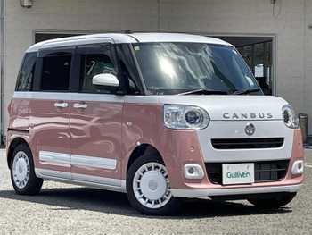 ダイハツ ムーヴ キャンバス ストライプス G 純正10インチナビ 全方位カメラドラレコ