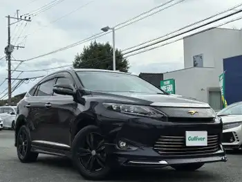 トヨタ ハリアー プレミアム スタイルモーヴ モデリスタエアロ 社外9型ナビ サンルーフ