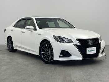 トヨタ クラウン ハイブリッド アスリートSJ-フロンティアLTD 禁煙車 純正ナビ 衝突軽減 サンルーフ 本革