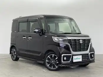 スズキ スペーシア カスタム HYBRID XS ワンオーナー 純ナビ 全方位 HUD 両側電動