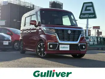 スズキ スペーシア カスタム HYBRID XS ターボ 両側パワスラ　衝突軽減ブレーキ　HUD