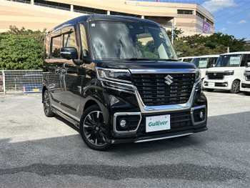 スズキ スペーシア カスタム HYBRID XS 禁煙車 純正ナビ 両側パワスラ ドラレコ