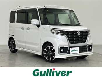 スズキ スペーシア カスタム HYBRID XS ターボ 禁煙車 スズキセーフティ Bカメラ 両側電動