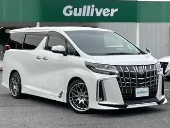 トヨタ アルファード S Cパッケージ TRDエアロ フリップダウン 20インチアルミ