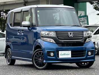 ホンダ Ｎ ＢＯＸ カスタム G ターボSSパッケージ 社外ナビ　純正フロアマット　クルコン