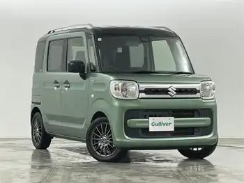 スズキ スペーシア HYBRID X 2トーン SDナビ 衝突軽減 パワスラ シートヒーター