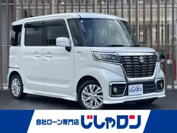スズキ スペーシア カスタム HYBRID GS 4WD 純ナビ TV BT 片パワ Bカメラ ETC