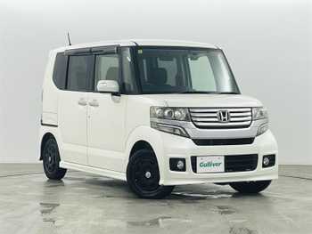 ホンダ Ｎ ＢＯＸ ＋ カスタム G ターボパッケージ 社外ナビ 両側パワースライドドア ドラレコ