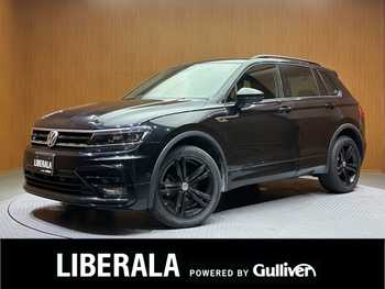 フォルクスワーゲン ティグアン TDI 4モーション Rライン ブラックスタイル 黒革 360°カメラ ACC デジタルメーター