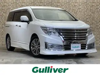日産 エルグランド ライダー 黒クロス マニュアル アラウンドビューモニター/後席モニター