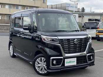 スズキ スペーシア カスタム HYBRID GS ワンオーナー 衝突軽減B ナビ/TV 左側電動