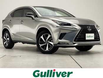 レクサス ＮＸ 300h スパイス&シック 純正10.5型ナビ ガラスルーフ 三眼LED BSM