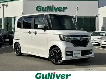 ホンダ Ｎ ＢＯＸ カスタム G L ターボ ホンダセンシング 禁煙車 純ナビ Bカメラ ETC 前後ドラレコ