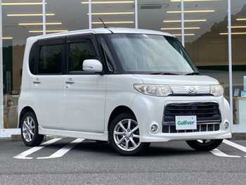 ダイハツ タント カスタム X 1オナ ナビ CD DVD BT Bカメラ 片パワスラ