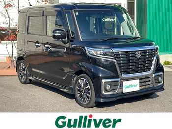 スズキ スペーシア カスタム HYBRID XS 純正ナビ 全方位モニタ 両側電動 衝突軽減