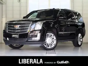 キャデラック エスカレード プラチナム 純正ナビ全方位カメラ後席用モニタ革シート