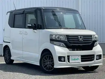 ホンダ Ｎ ＢＯＸ カスタム G ターボSSパッケージ 社外ナビ　Bカメラ　CTBA　両側パワスラ
