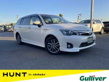 トヨタ カローラ フィールダー HV G エアロツアラー W×B 純正ナビ Bカメラ ETC ハーフレザー