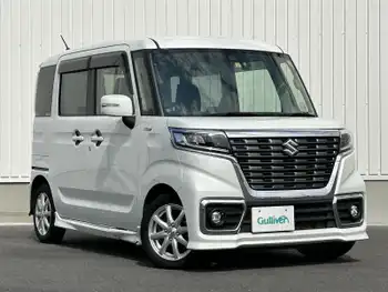 スズキ スペーシア カスタム HYBRID GS ワンオーナー 　社外メモリナビ