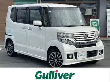 ホンダ Ｎ ＢＯＸ カスタム G ターボパッケージ 4WD ワンオーナー 純正ナビ 社外ETC