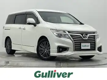 日産 エルグランド 250HWS S アーバンクロム ホワイトレザー 純正ナビ 後席モニター 全方位カメラ