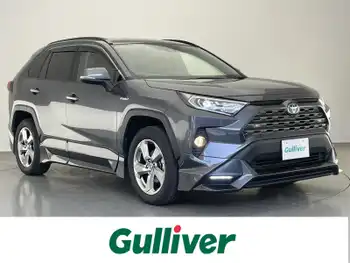 トヨタ ＲＡＶ４ ハイブリッドG 社外9型ナビ TRDエアロ 黒革 温シート 禁煙