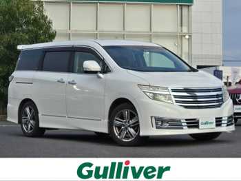 日産 エルグランド ライダー 黒本革 マニュアルシート ALPINEナビ　後席モニター　ETC