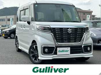 スズキ スペーシア カスタム HYBRID XS 禁煙車 社外ナビ 全方位カメラ両側電動ドア