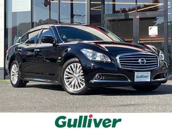 日産 シーマ ハイブリッド VIP G SR 黒革　後席ヘッドレストモニター　BOSE