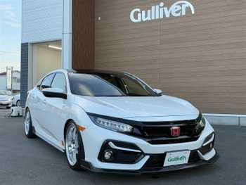 ホンダ シビック ハッチバック SR ハーフレザー 純正ナビ 社外18AW 車高調
