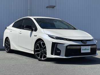 トヨタ プリウス ＰＨＶ S GRスポーツ 社外9型ナビ バックカメラ 充電ケーブル付