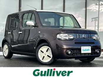 日産 キューブ こだわりセレクション 禁煙車/アイドリングストップ/社外SDナビ