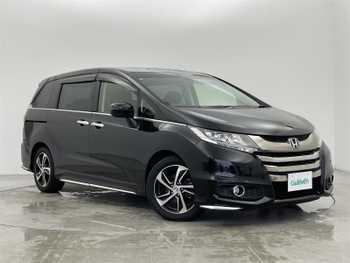 ホンダ オデッセイ アブソルート 純正8型ナビ バックカメラ ハーフレザー