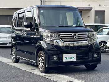 ホンダ Ｎ ＢＯＸ カスタム G ターボパッケージ 純正ナビ 両側Pスラ ETC クルコン 社外12AW