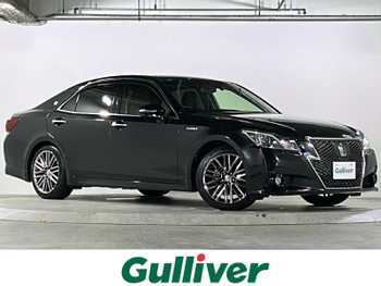 トヨタ クラウン ハイブリッド アスリートG 禁煙 純正ナビ バックカメラ ETC 黒革