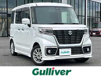 スズキ スペーシア カスタム HYBRID XS 衝突軽減ブレーキ・両側パワースライドドア
