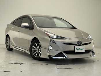 トヨタ プリウス A 禁煙車 純正9型ナビ 前後ドラレコ HUD