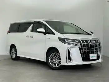 トヨタ アルファードハイブリット SR サンルーフ 純正10型ナビ 純正12型フリップ