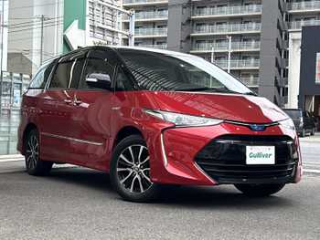 トヨタ エスティマ ハイブリッド アエラス プレミアム G 両パワスラ フリップダウン 純正ナビ