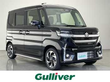 スズキ スペーシア カスタム HYBRID XS 届出済未使用車 純9型DAナビ 全方位 禁煙車