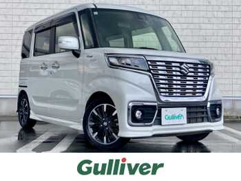スズキ スペーシア カスタム HYBRID XS 後席モニター社外ナビバックカメラドラレコ