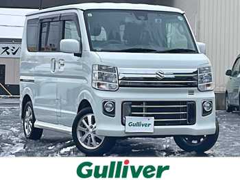 スズキ エブリィ ワゴン PZターボ 電動ドア 4WD 禁煙車 純正ナビ ETC