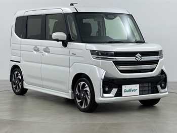 スズキ スペーシア カスタム HYBRID XS ターボ 全方位9インチナビ　地デジTV両側Pスラ